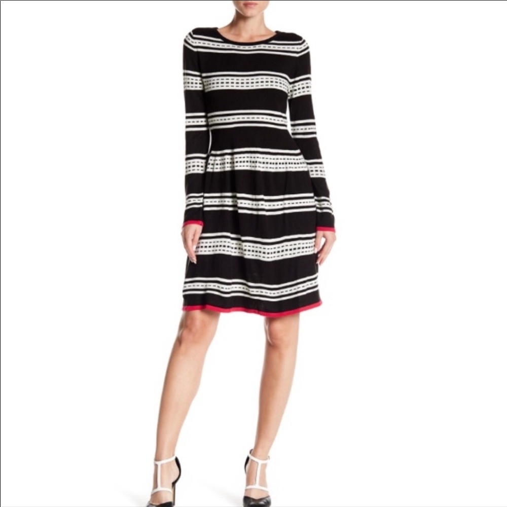 Eliza J fit and Flare Sweater Dress Size M